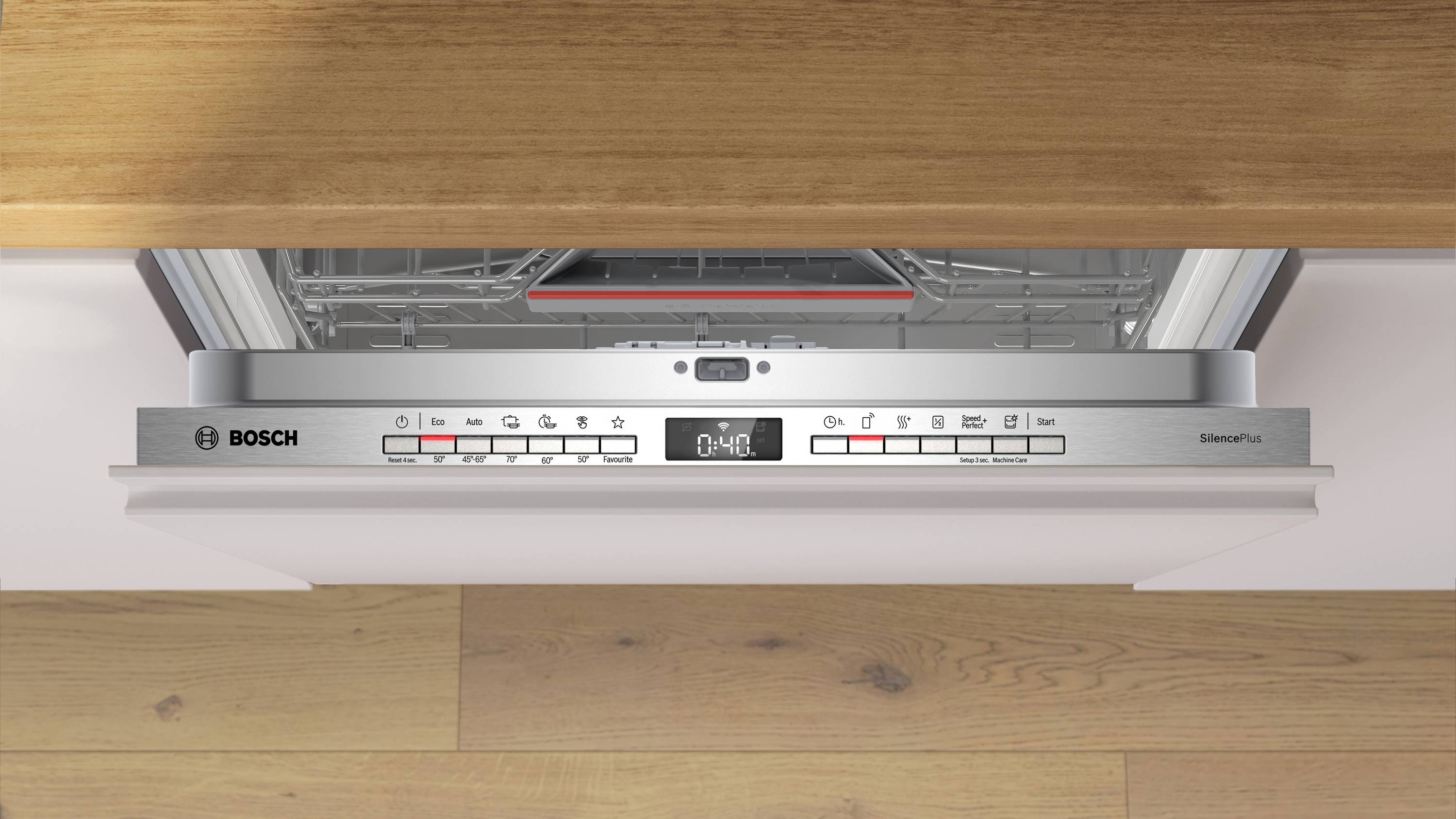 Bosch Serie 4, Vollintegrierter Geschirrspüler, 60 cm, XXL, SBV4ECX28E
