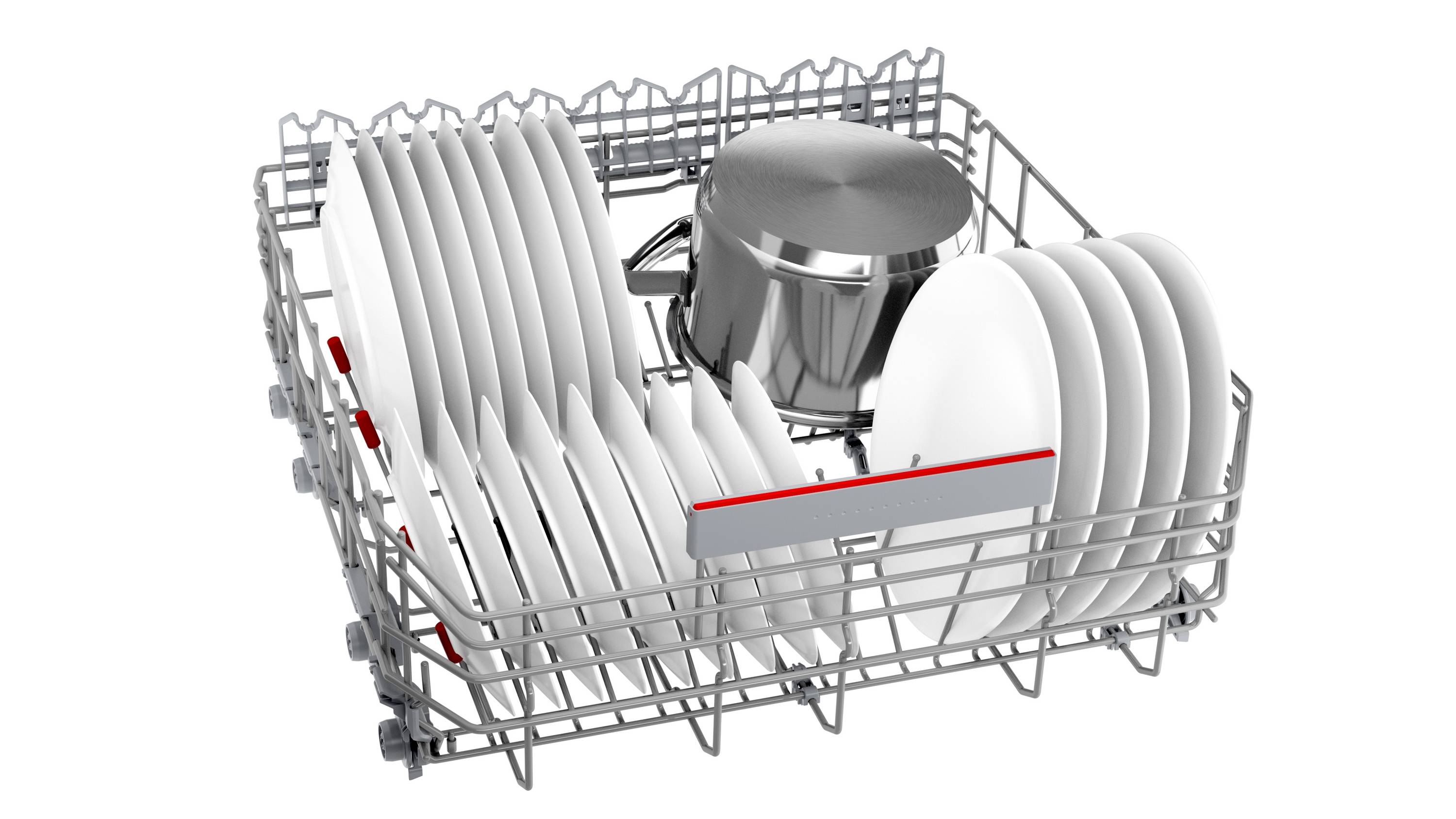 Bosch Serie 6, Unterbau-Geschirrspüler, 60 cm, Gebürsteter Stahl, SMU6ECS12E