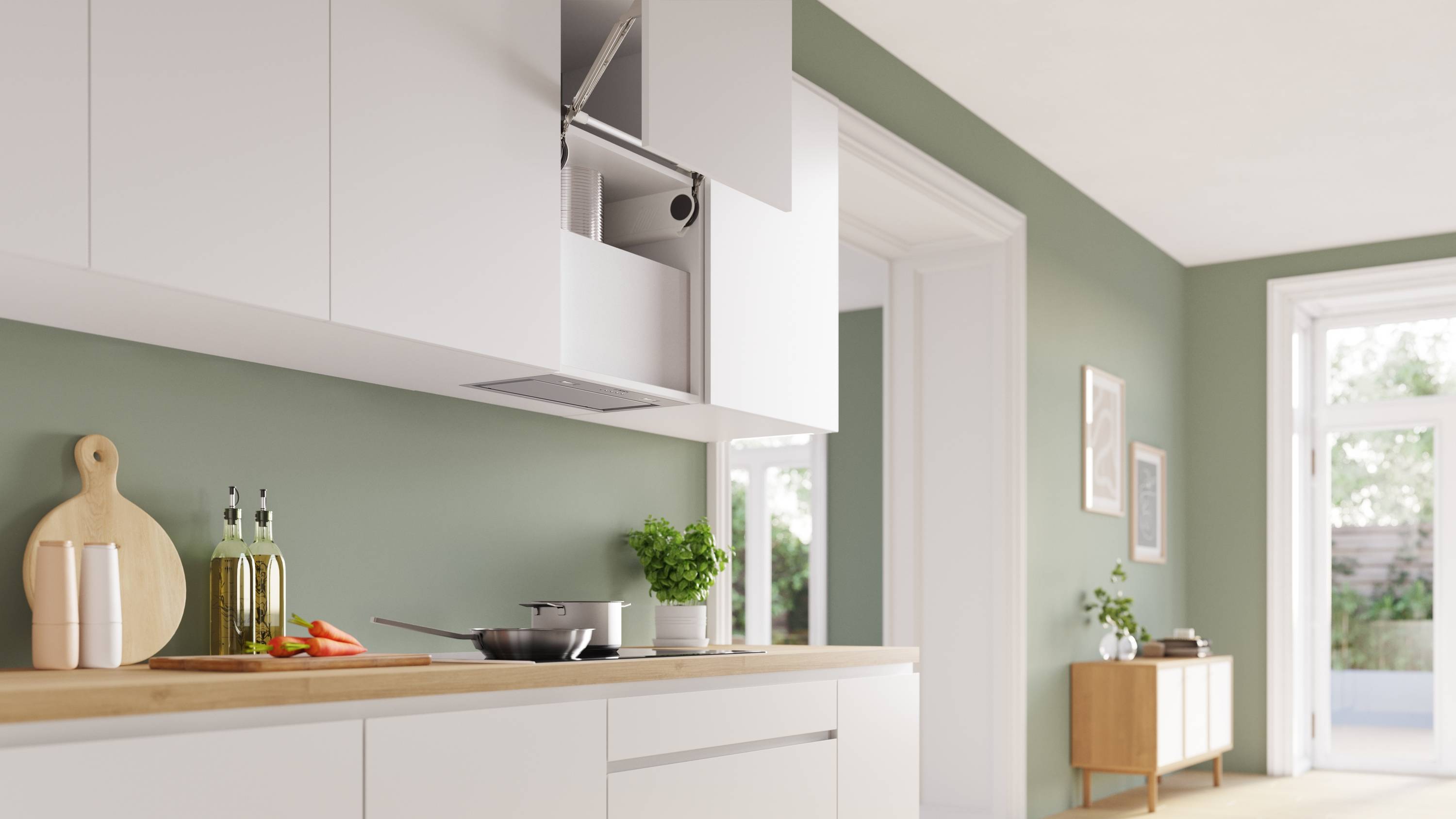 Bosch Serie 6, Lüfterbaustein, 52 cm, Edelstahl, DLN56AC50