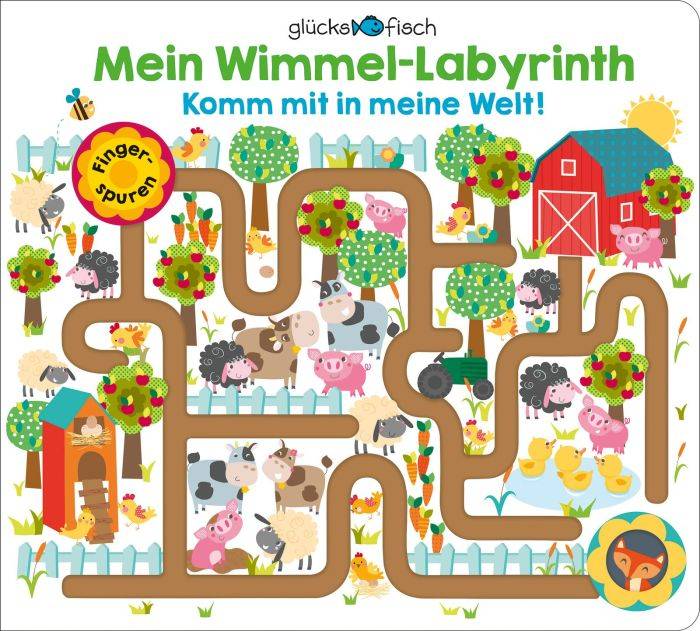 Fischer Glücksfisch: Mein Wimmel-Labyrinth: Komm mit in meine Welt! 7373-5871