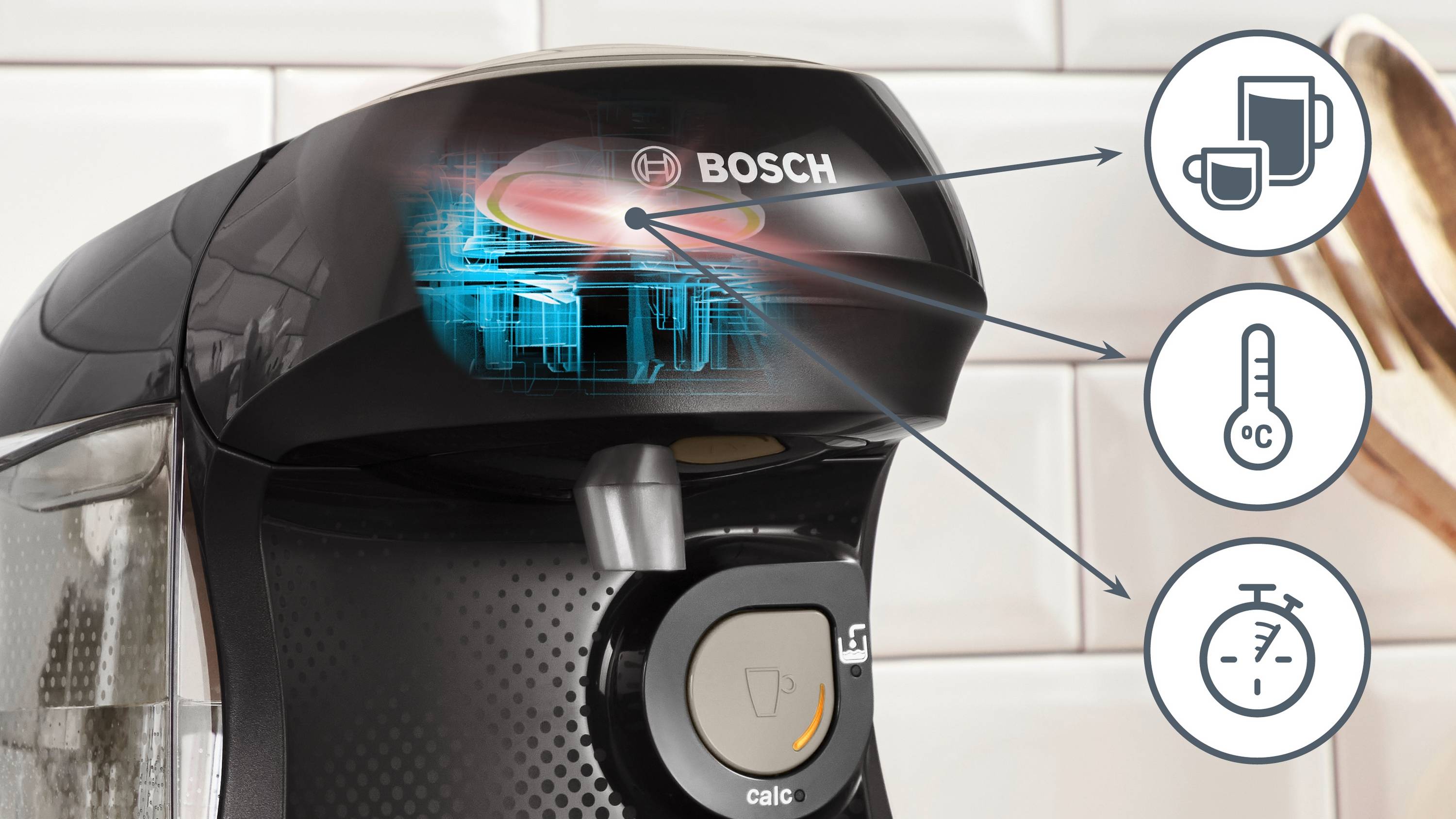 Bosch Kapselmaschine, TASSIMO HAPPY friendly, TAS109E