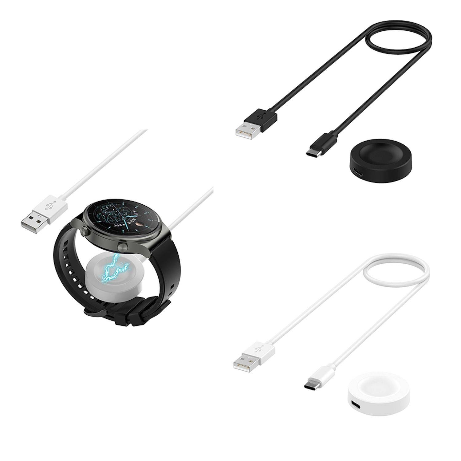 Für Huawei Watch GT 5 Pro 42mm USB Split Interface Smart Watch Ladekabel 1 Meter