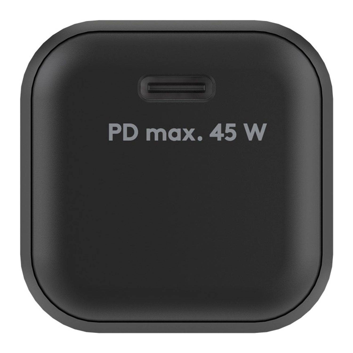 Goobay USB-C™ PD GaN Schnellladegerät Nano 45W Schwarz