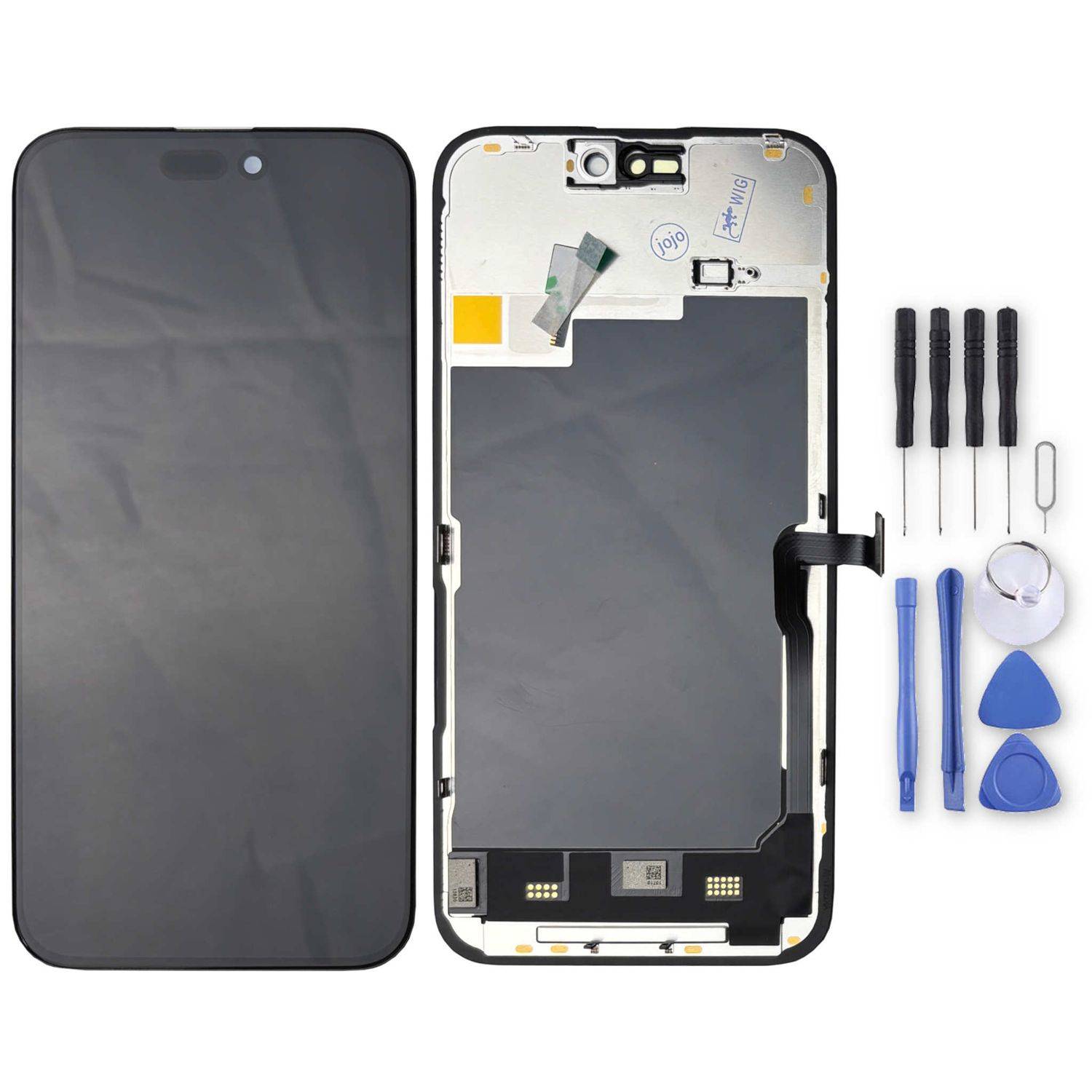 Für Apple iPhone 15 Pro Max TFT Display Kompletteinheit ohne Rahmen Schwarz