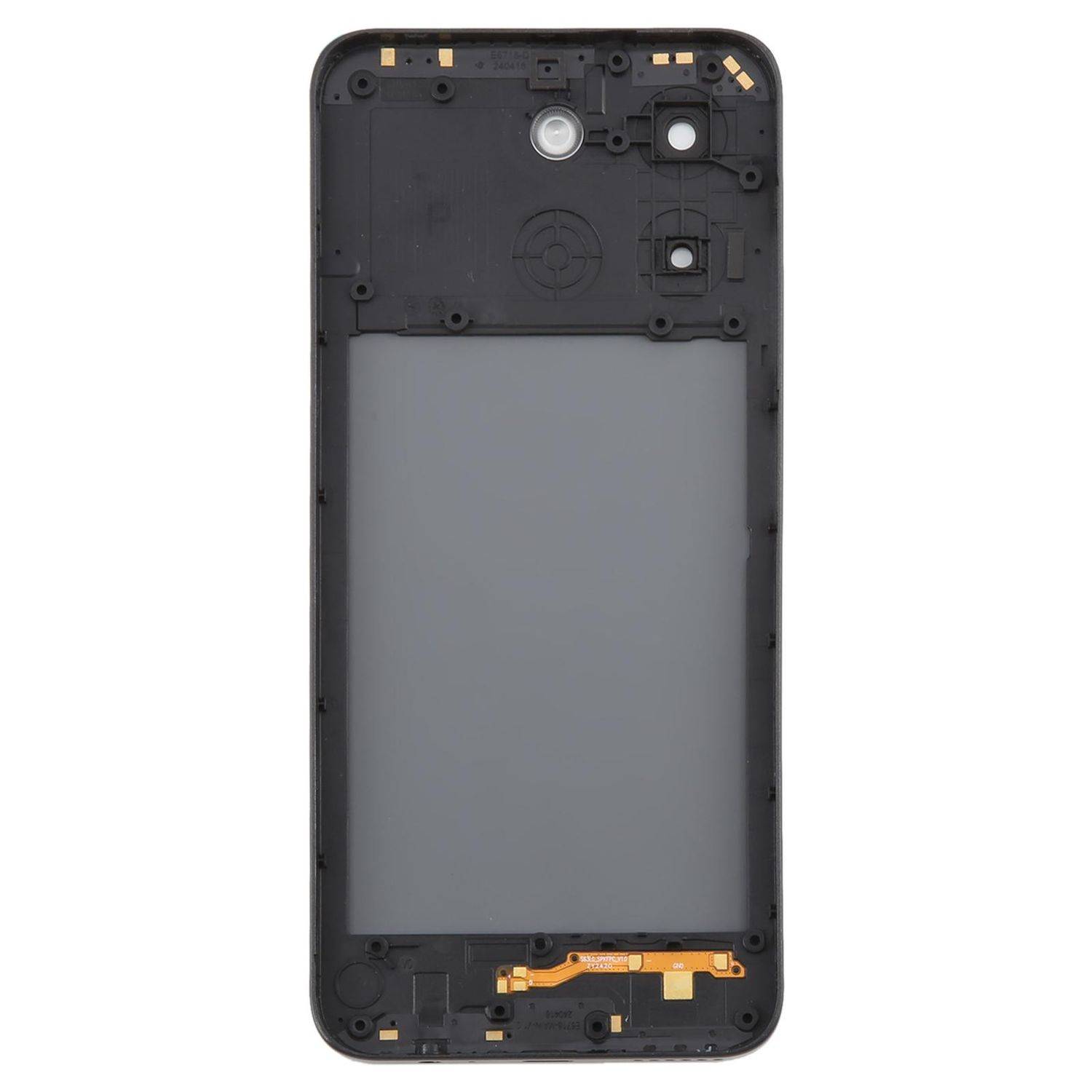 Für ZTE Blade A55 Akkudeckel mit Mittelrahmen & Kameralinse Schwarz Ersatzteil