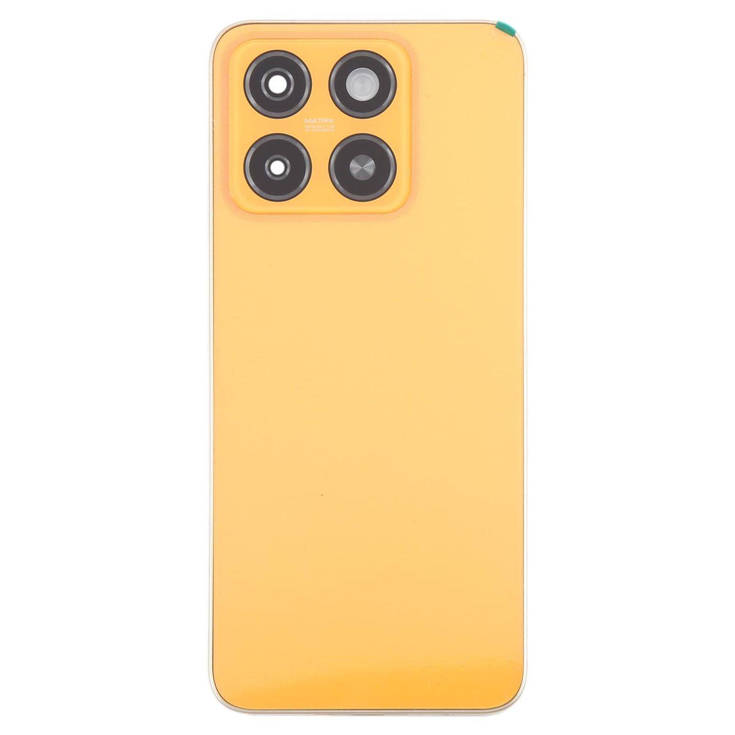 Für ZTE Blade A55 Akkudeckel mit Mittelrahmen & Kameralinse Orange Ersatzteil
