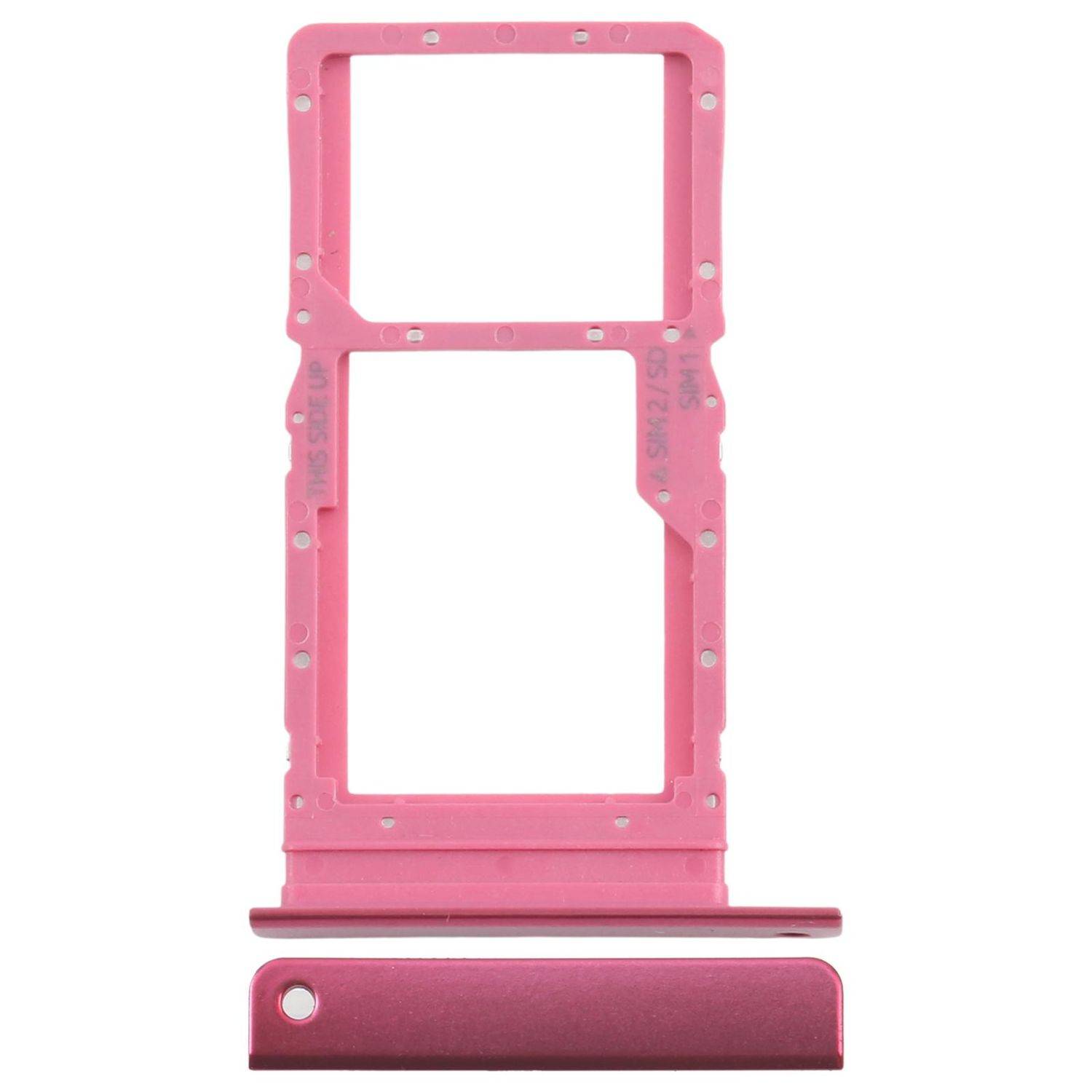 Für Nokia G42 SIM Kartenhalter + SIM / Micro SD Kartenhalter Ersatzteil Rot