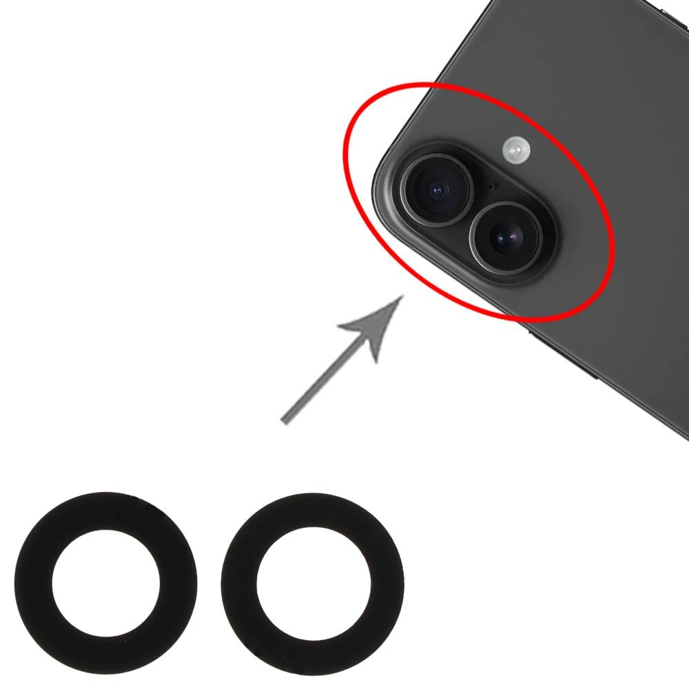 Für Apple iPhone 16 / 16 Plus 2-in-1 Kamera Camera Linse Reparatur Ersatzteil