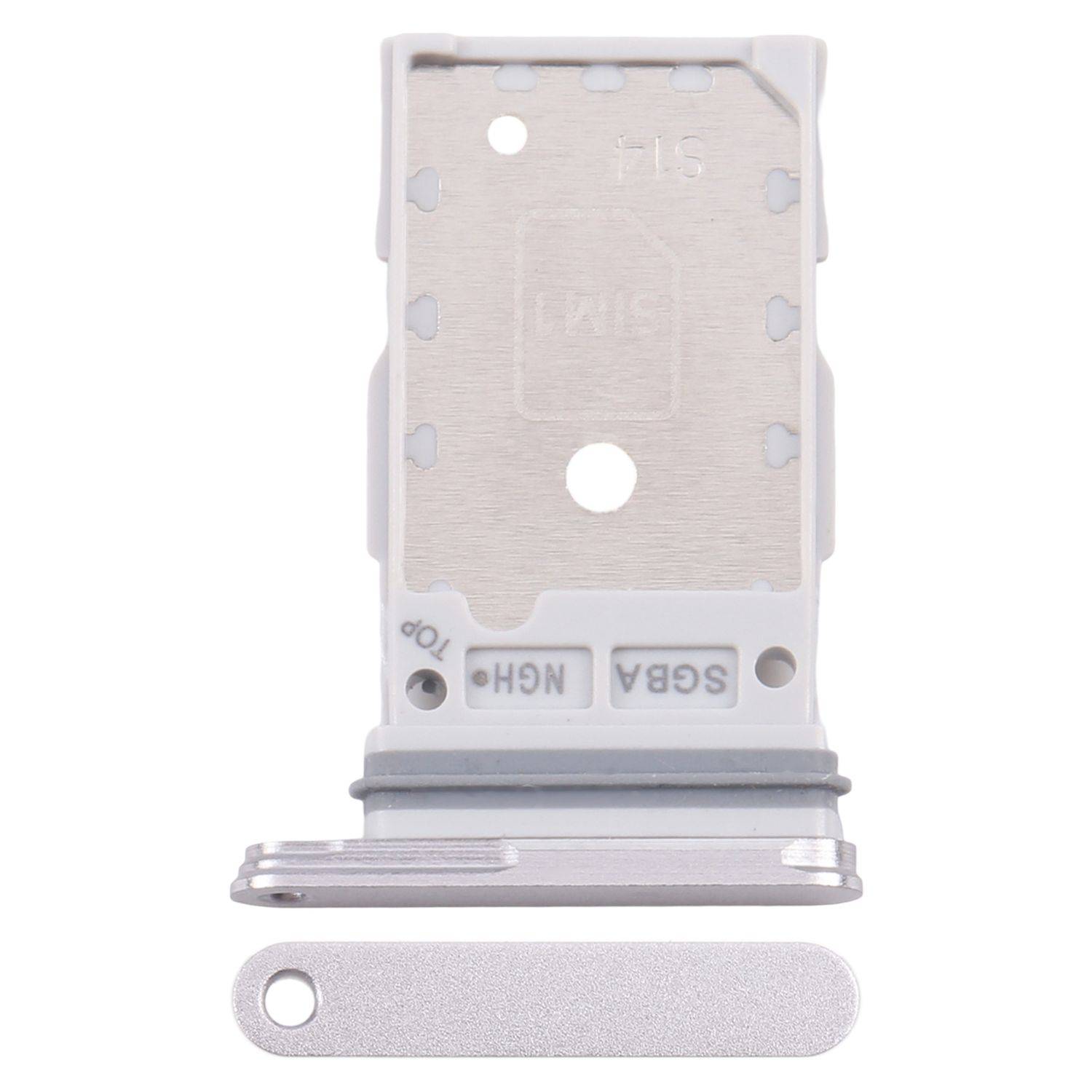 Für Samsung Galaxy S24 FE SM-S721B Dual SIM Karten Halter Tray Ersatzteil Grau