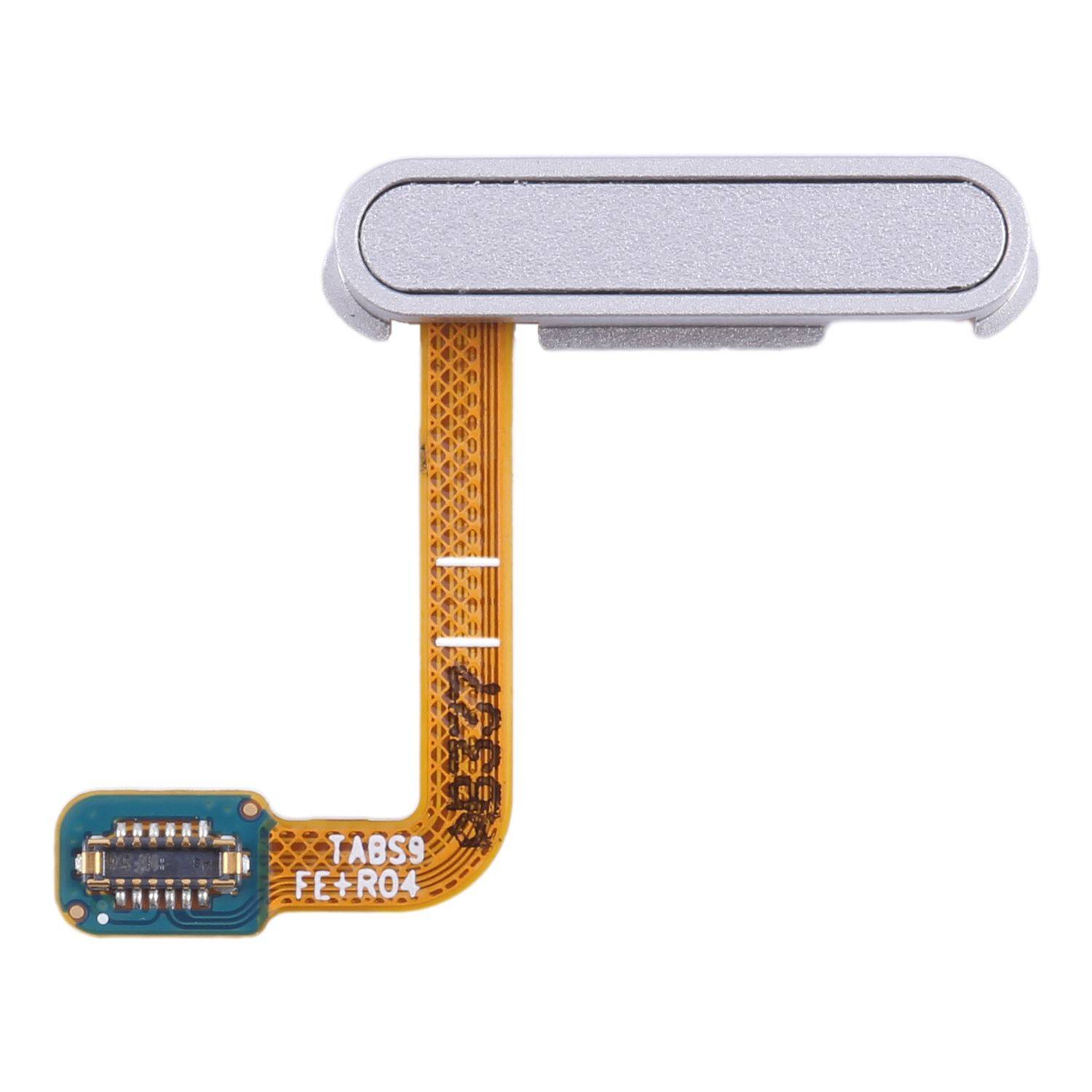 Für Samsung Galaxy Tab S9 FE Plus 5G Fingerprint Sensor Flex Kabel Silber