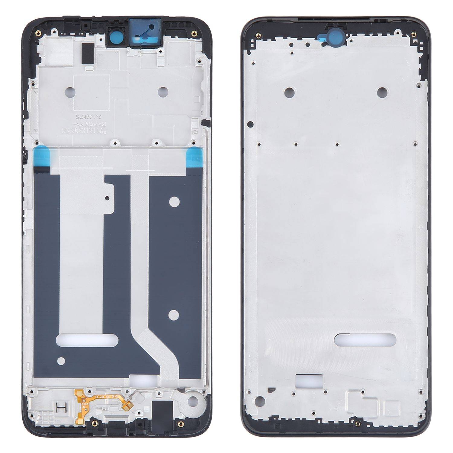 Für Motorola Moto G34 Front Housing LCD Rahmen Bezel Plate Reparatur Ersatzteil