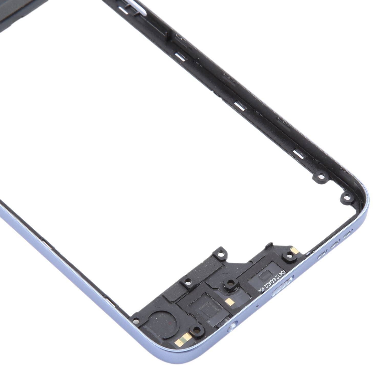 Für Motorola Moto G34 Mittelrahmen Bezel Plate Lila Reparatur Ersatzteil