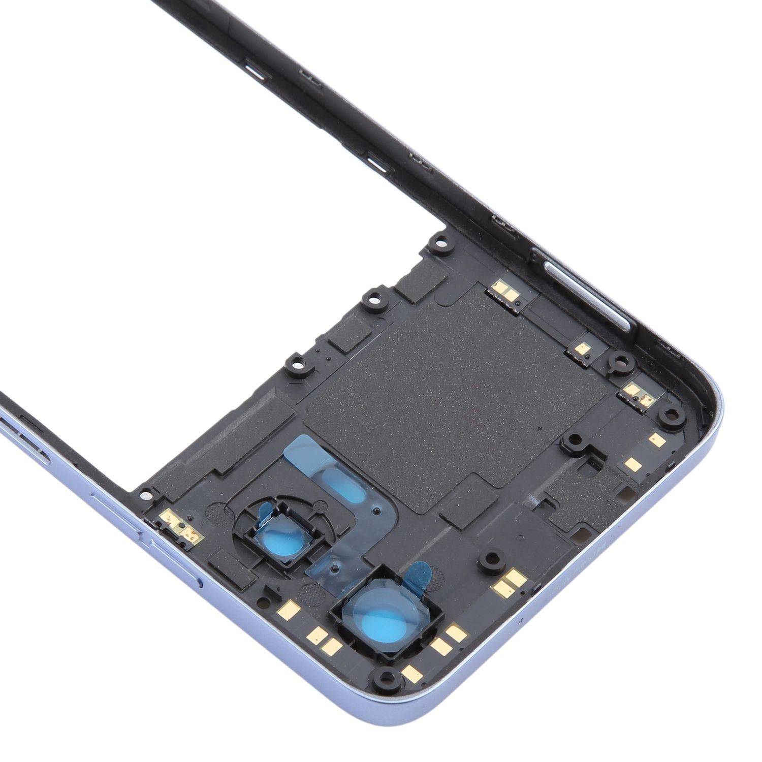 Für Motorola Moto G34 Mittelrahmen Bezel Plate Lila Reparatur Ersatzteil