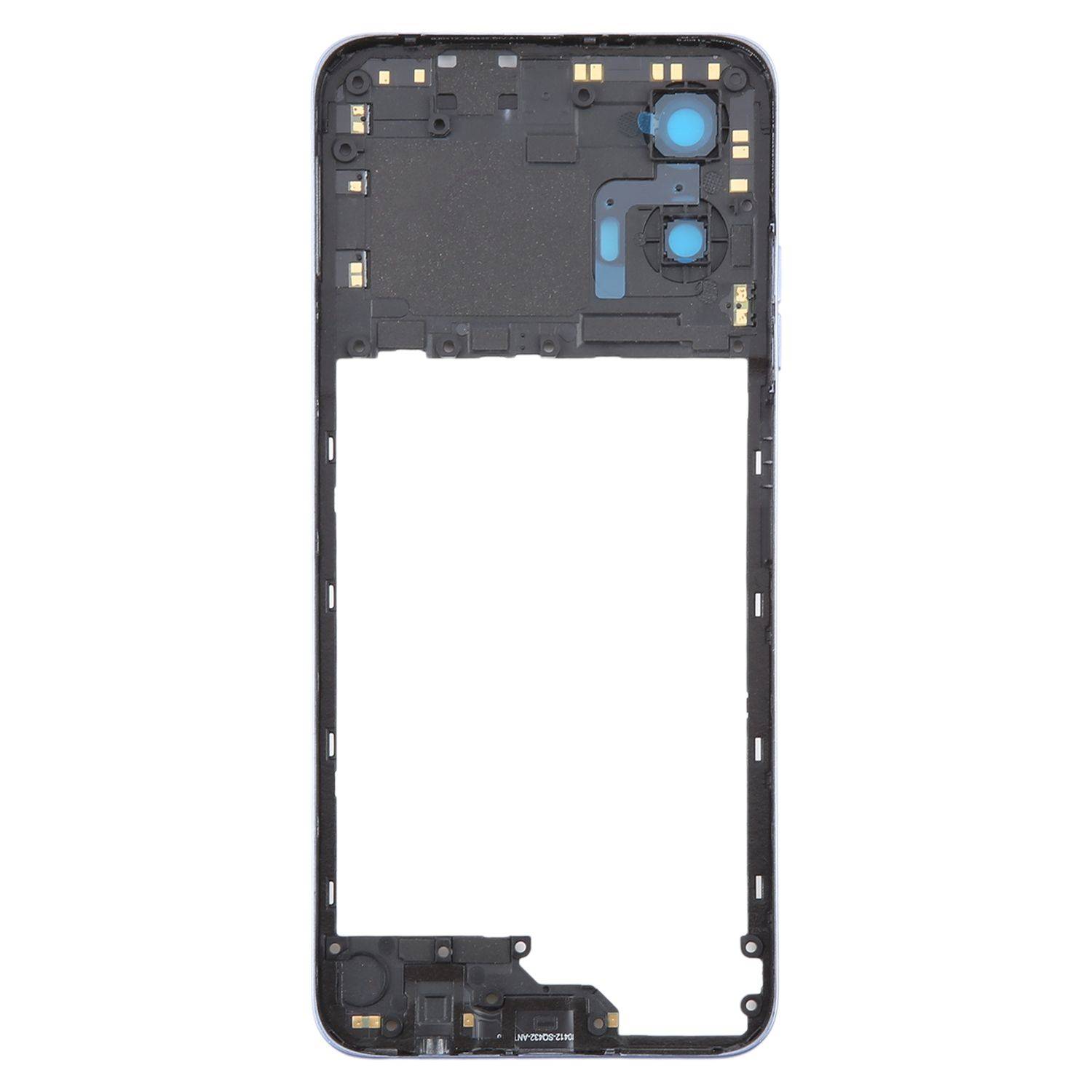 Für Motorola Moto G34 Mittelrahmen Bezel Plate Lila Reparatur Ersatzteil