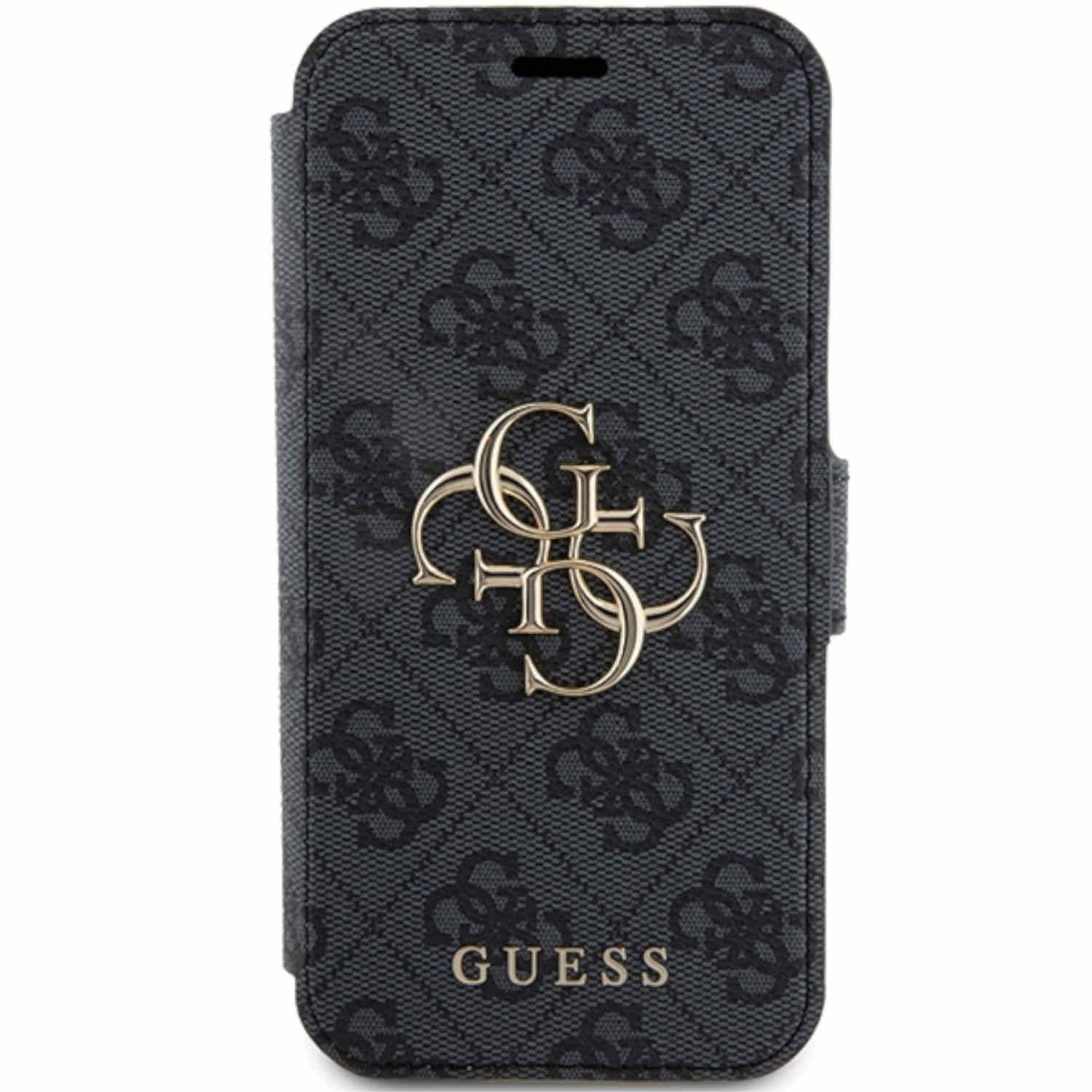 Guess Apple iPhone 15 Pro Schutzhülle Bookcover Book 4G Metal Logo
