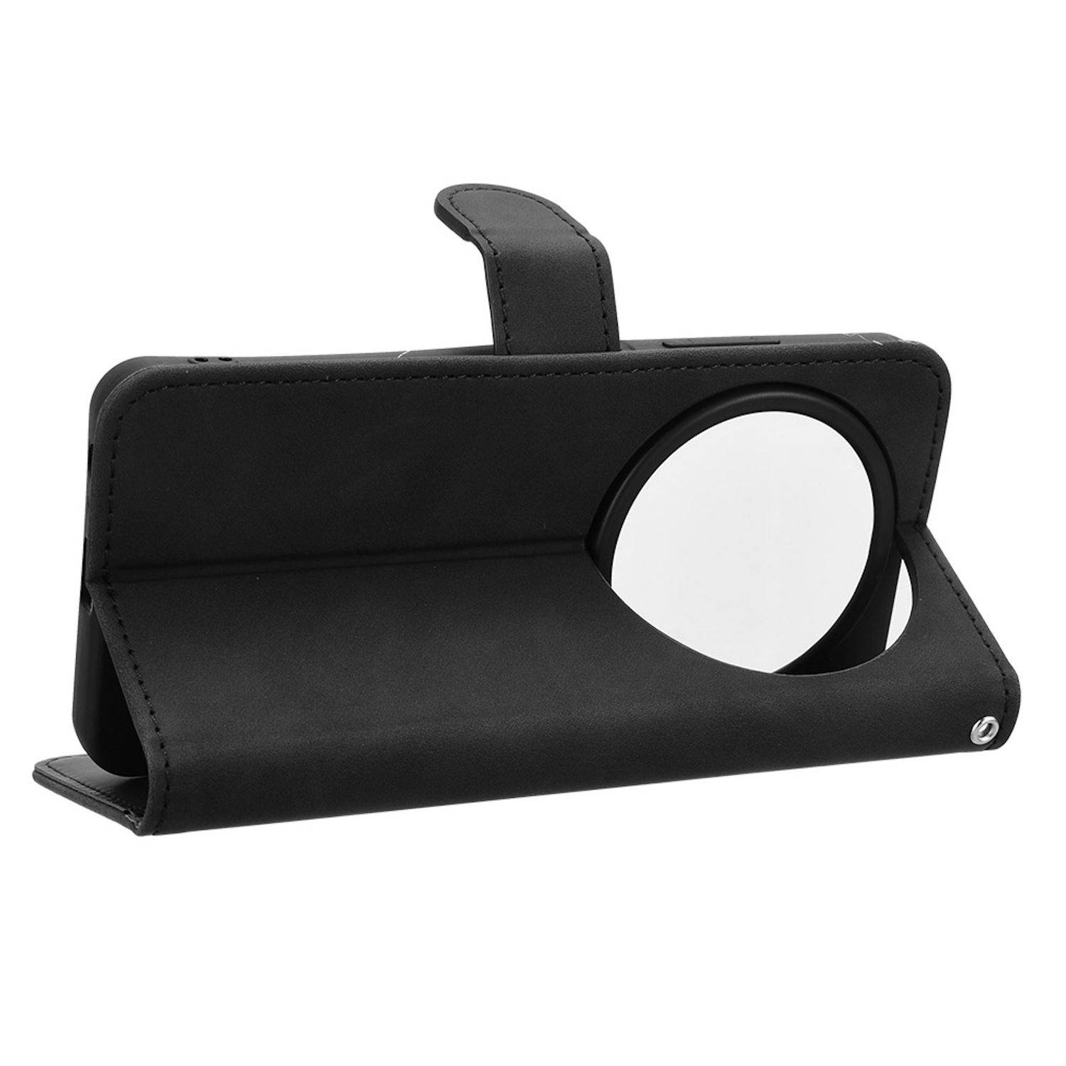 Für ZTE Blade A75 5G Kunst-Leder Skin Feel Magnetische Book Wallet Tasche Hülle
