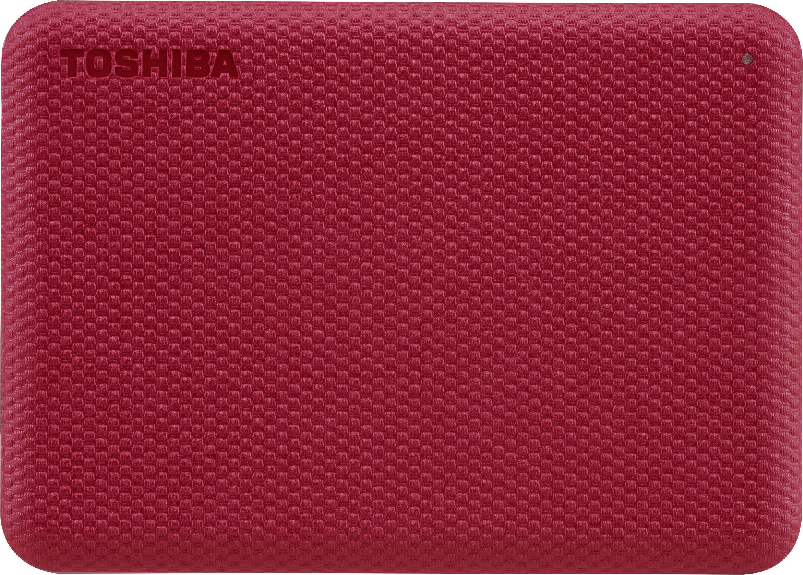 Toshiba 6.3cm 1TB USB3.2 Canvio Advance red extern retail Multimedia-Technik Festplatten USB