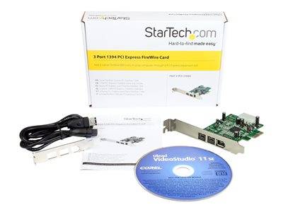 STARTECH 3 Port 800+400 FireWire PCI Exp Audio, Video, Display & TV Optionen & Zubehör Videoadapter