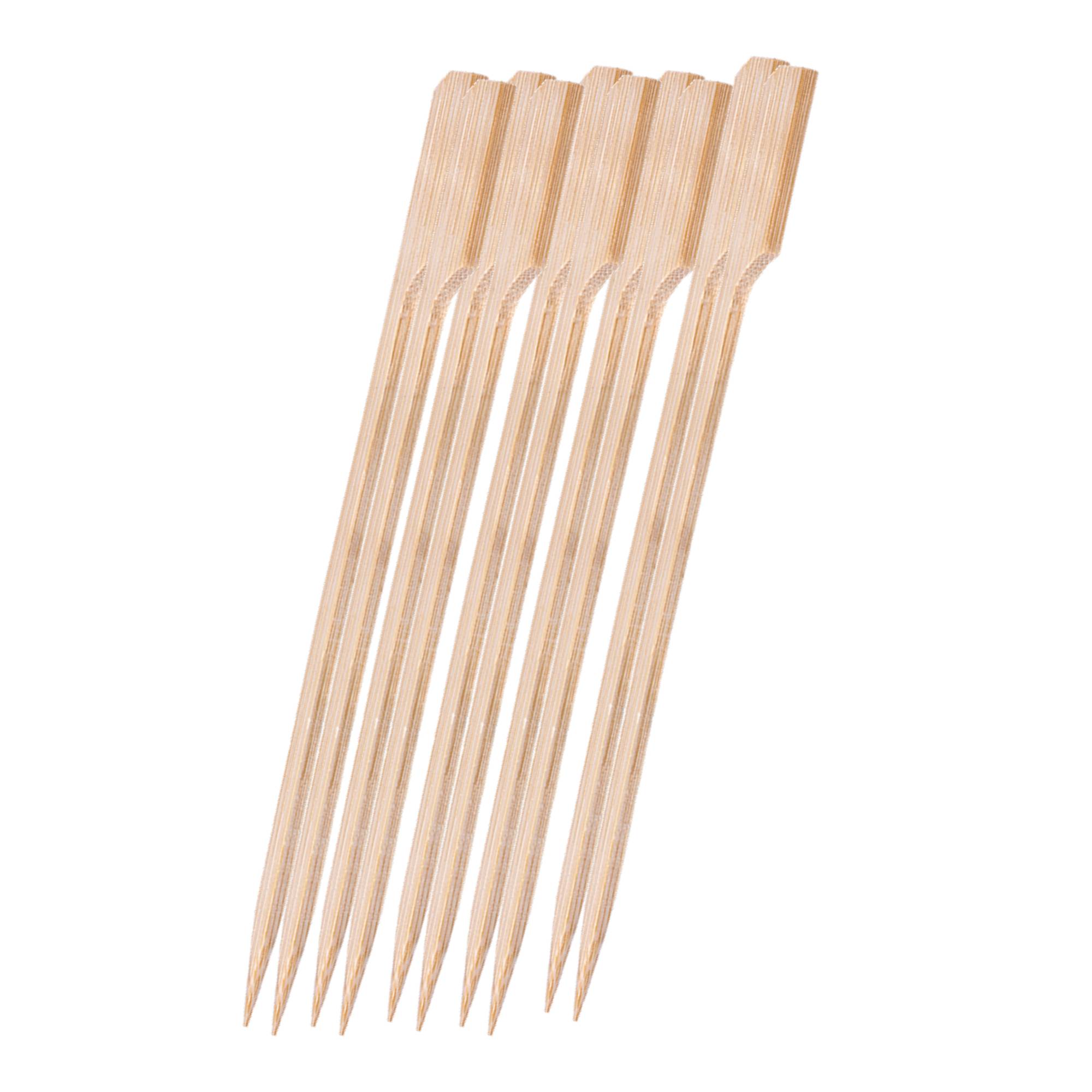 1600 x 120mm Flaggenspieß Flaggenspiesse Bambusspieß Catering Fingerfood Holzspieß Holz Spieße Grillen BBQ Grillspieße