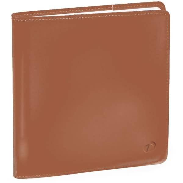 Buchkalender Executif Prestige 16x16cm Luna Leder kamel 2026