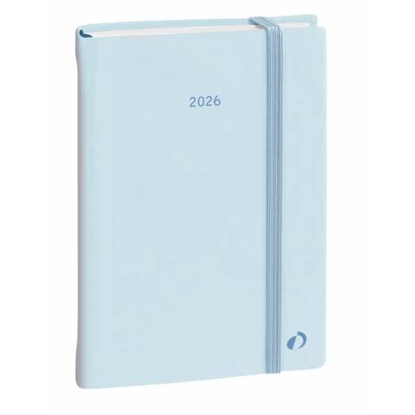 Buchkalender Daily 21 13x21cm Color Pastell blau 2026