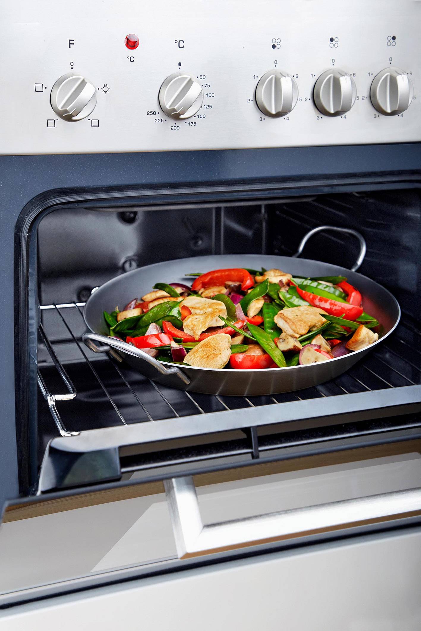 Bratpfanne aus Eisen Ø32 cm Eisenpfanne mit 2 Griffen