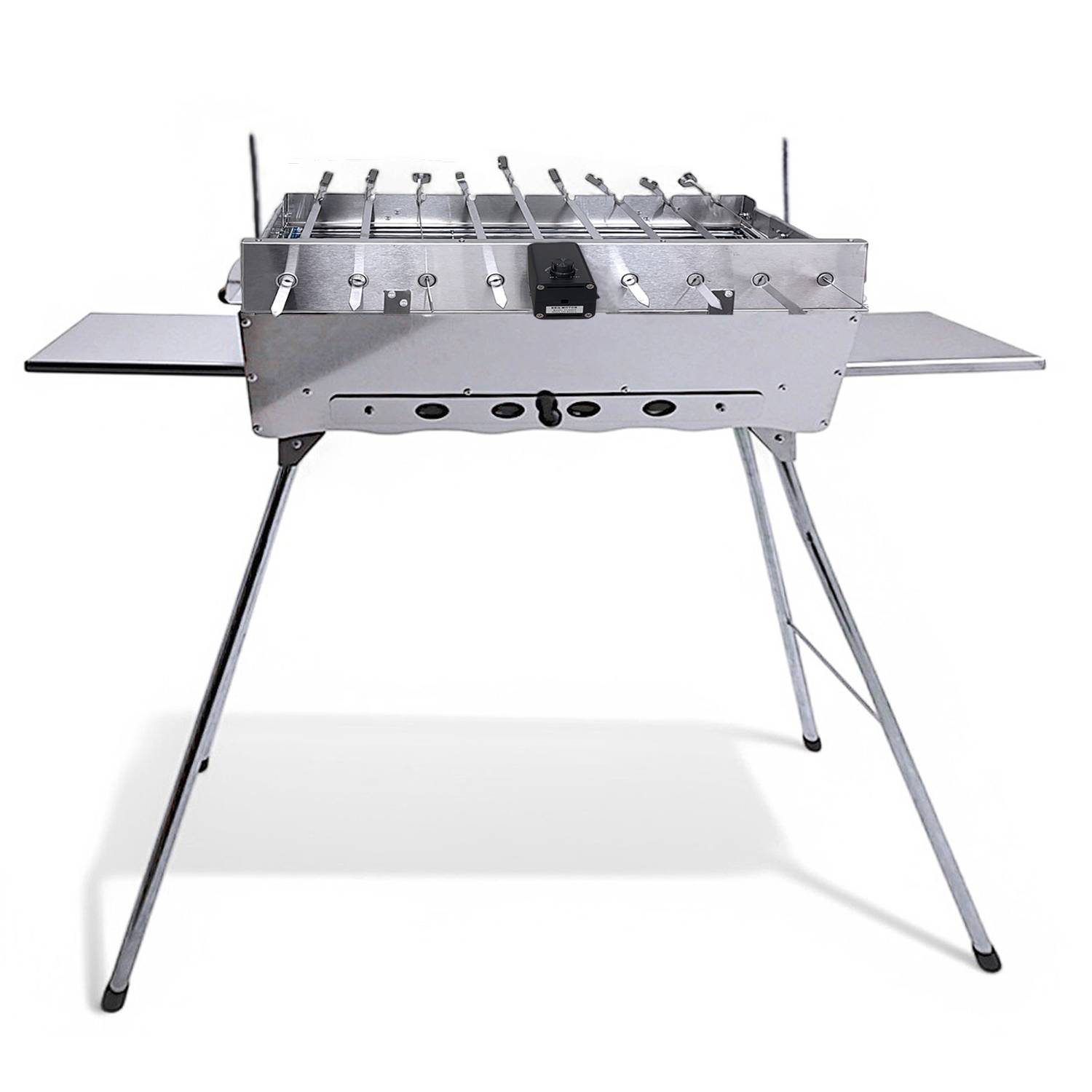 Mangal Astana mit Drehspießregler 11 Spieße 230V Alumotor