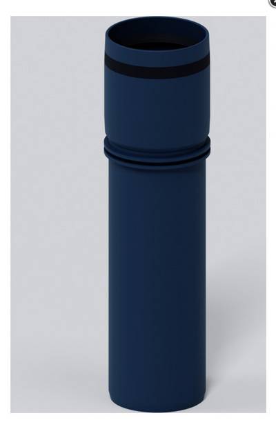 PoloPlastSteckmuffenrohr PKXEM Polo-Kal XS DN 50 150 mm