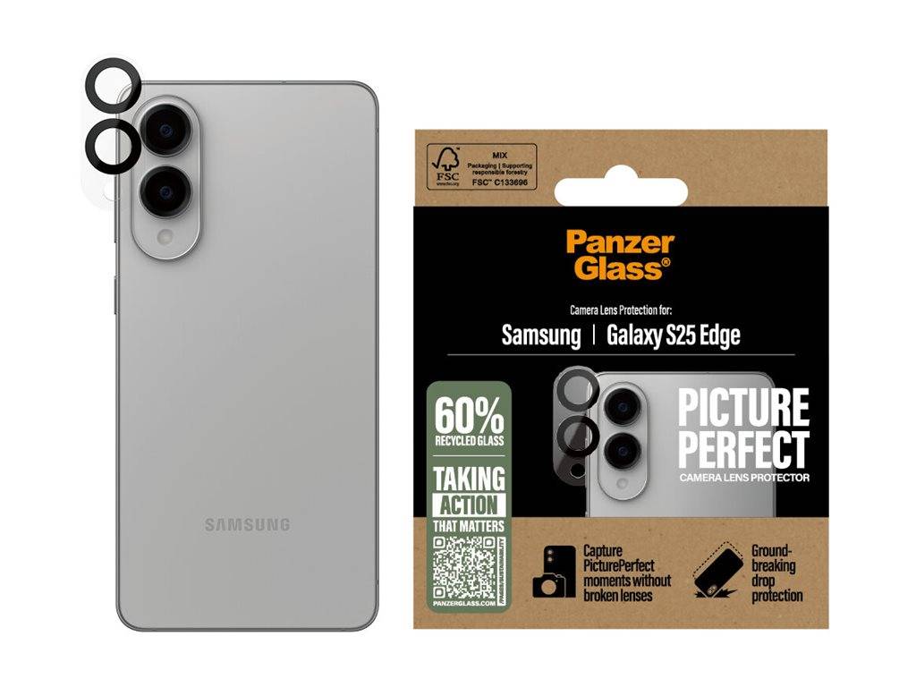 Schutzglass PicturePerfect Lens Protector Tempered Glass Samsung Galaxy S25 Edge - Klar