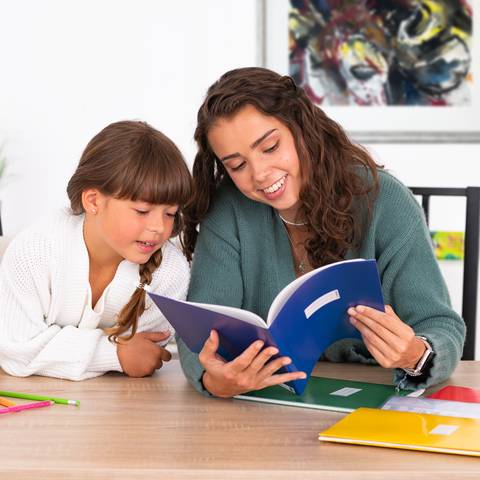 Heftschoner Karton Quart rot