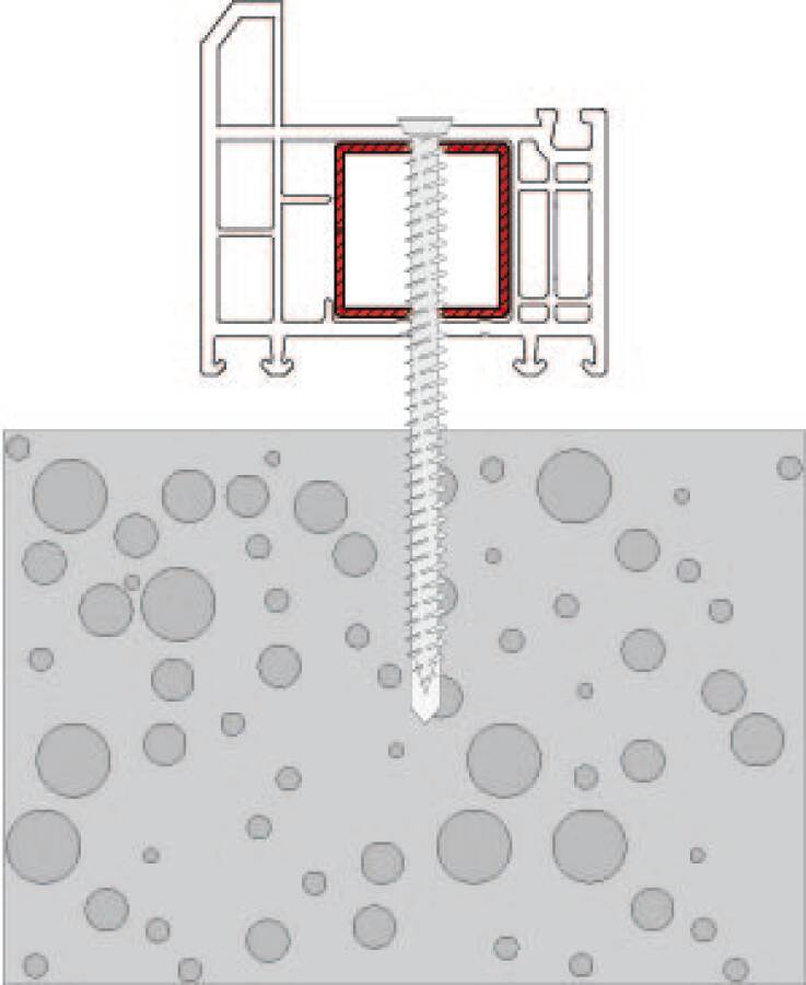 Rahmenschraube Senkkopf 0271210 Typ 7,5 x 72 Ausführung Senkkopf Bohrernenn-Ø 7,5 mm Schraubenlänge 72 mm Antrieb T30 Sc