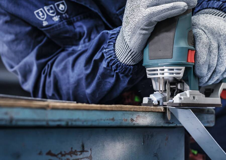 Stichsägeblätter Einnockenschaft, blau - für metallische Werkstoffe 2608631964 Typ T118A Qualität Basic for Metal Eigen