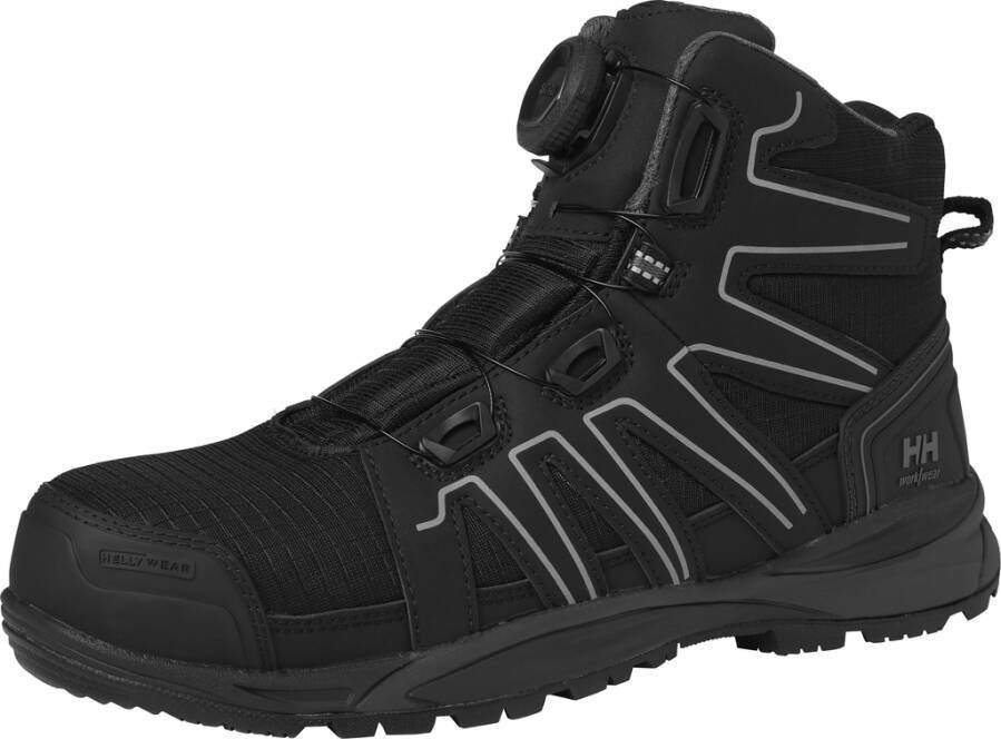 Sicherheitshalbschuh/-hochschuh S3S MANCHESTER LOW / MID / MID BOA 78424_930-39 Größe 39 Farbe schwarz Typ Hochschuh M