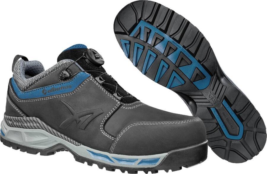 Sicherheitshalbschuh/-hochschuh S3 Tofane Low / Mid ESD 648510-46 Größe 46 Farbe schwarz/blau Typ Halbschuh Modell Tof