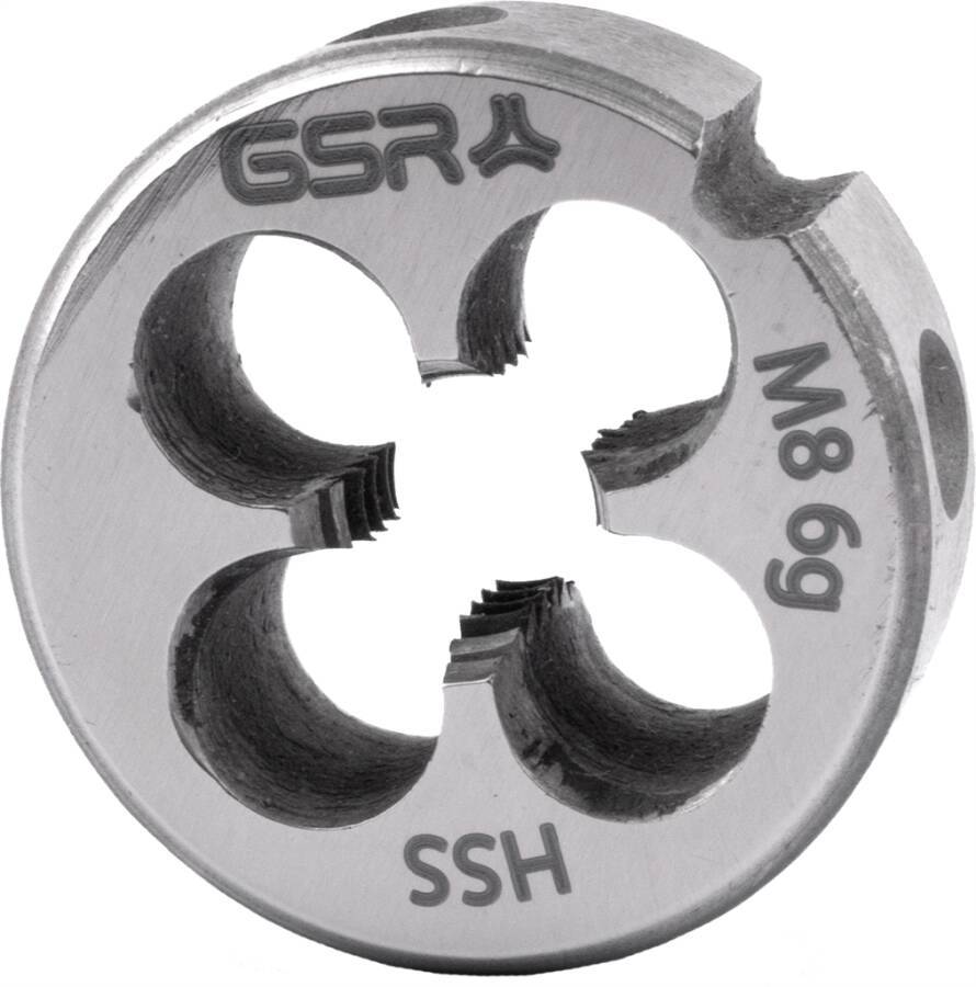 Schneideisen metrisch rechts, Form B B00402170 Typ M Gewinde 5 M Steigung 0,8 mm Außen-Ø 20 mm Höhe 7 mm