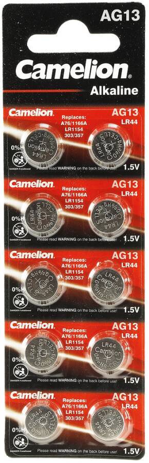 Knopfzelle 87750A Typ LR 44 Spannung 1,5 V Ø 11,6 mm