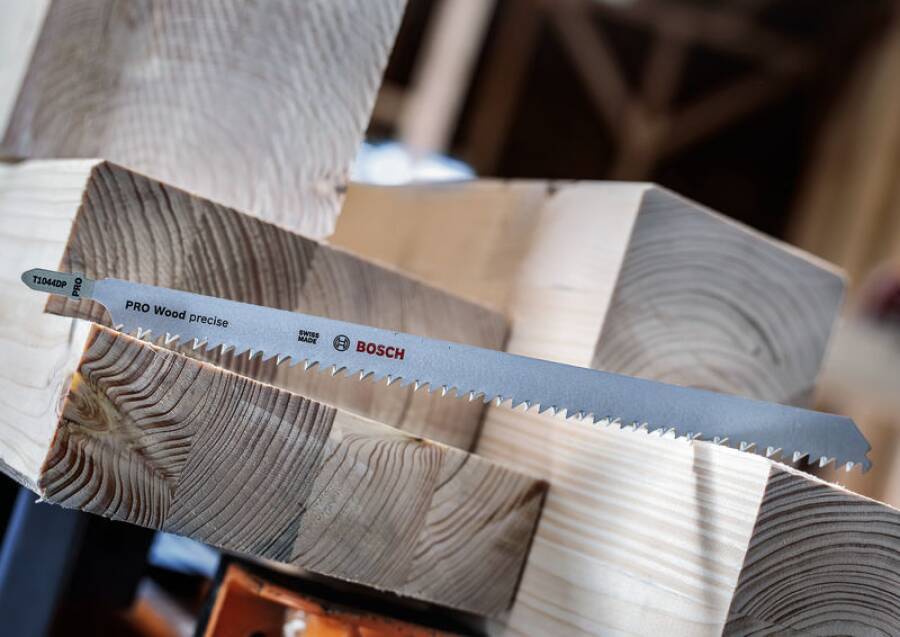 Stichsägeblätter Einnockenschaft, grau - für harte / weiche Hölzer 2608900555 Typ T308BO Qualität EXPERT Wood 2-side cle