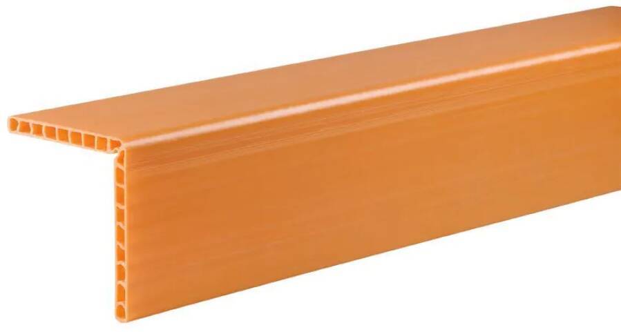 Winkelkantenschutz 941049804 Farbe orange Schenkellänge ca. 190 x 190 mm Länge 1000 mm