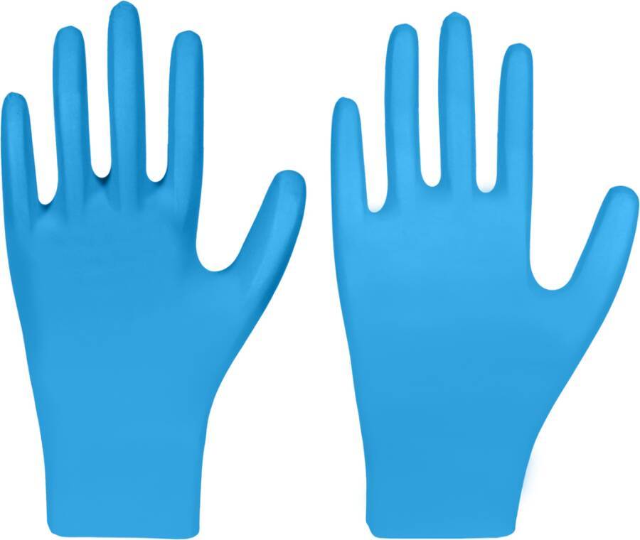 Einmalschutzhandschuh Nitril Comfort Plus 710540L Größe L Farbe blau Trägermaterial Nitril Gauge - Mat.-Stärke 0,09 -