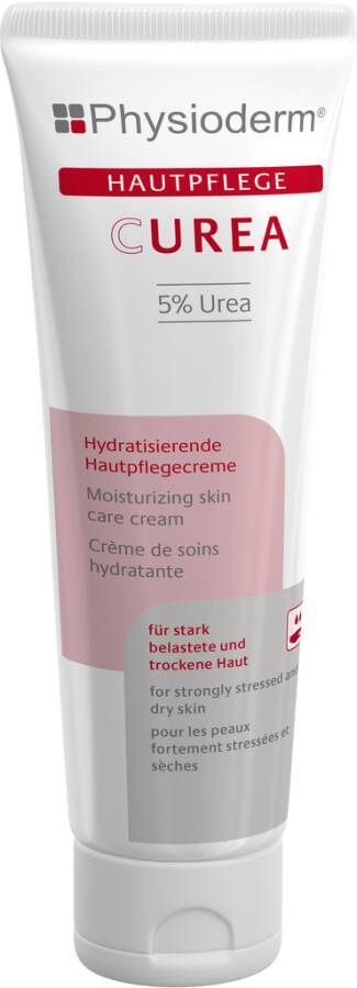 Hautpflegecreme Physioderm® Curea 14382-001 Inhalt 100 ml Ausführung parfümiert Gebinde Tube geeignet für Spender -