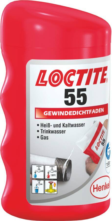 Gewindedichtfaden Loctite 55 2957112 Gebindeart Dose Inhalt 160 m