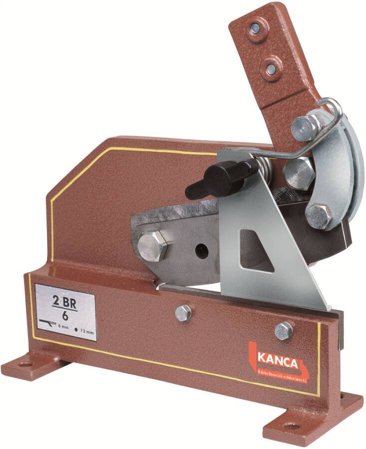 Blech- und Rundstahlscheren 60602010150 Messerlänge 150 mm Schneidbereich (Rundmaterial / Stahlblech / Flachstahl) 11 /