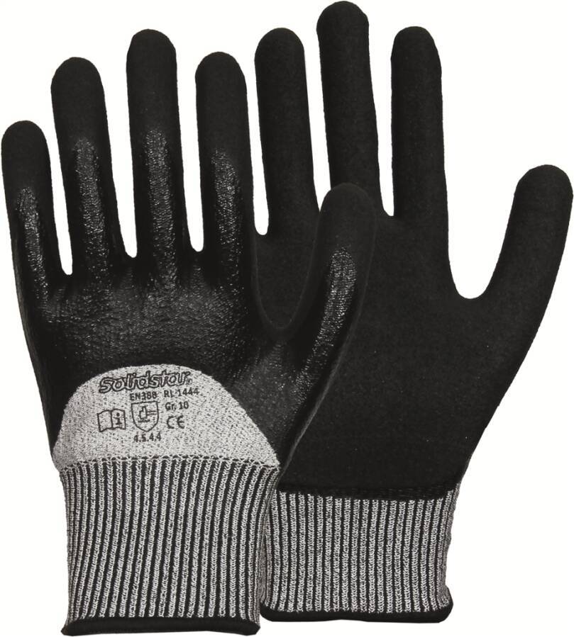 Schnittschutzhandschuh Blade X5 71062109 Größe 09 Farbe schwarz/grau Trägermaterial HPPE/Glasfaser/Elasthan/Polyester