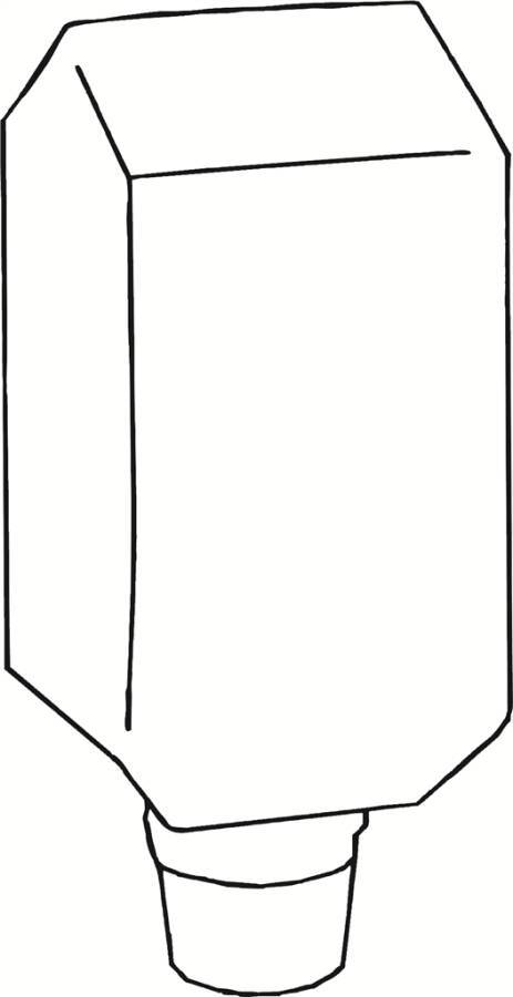 Wandspender VARIOMAT PRO 1 l und 2 l 14393-001 Ausführung weiß / grau passend für für 1-l- oder 2-l-Varioflaschen Materi