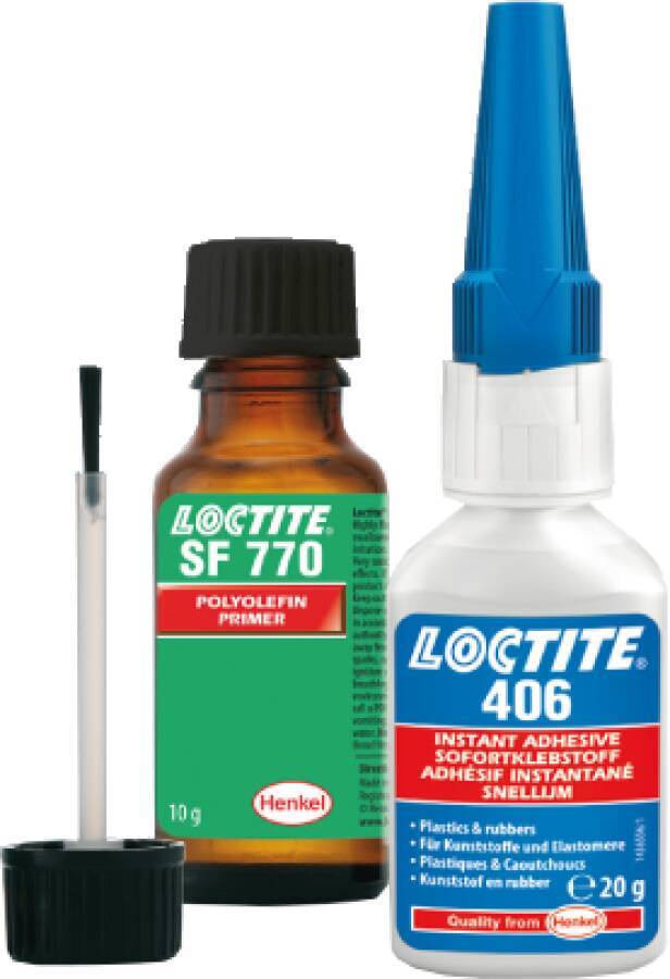 Sofortkleber-Set LOCTITE 406 20g + SF770 10ml 2732334 Gebindeart Flasche Inhalt 20 / 10 g