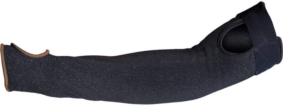Armschützer / Schnittschutz-Armstulpe LeiKaFlex® 71053845 Größe 45 Farbe schwarz Trägermaterial HPPE, Glasfaser, Polyest