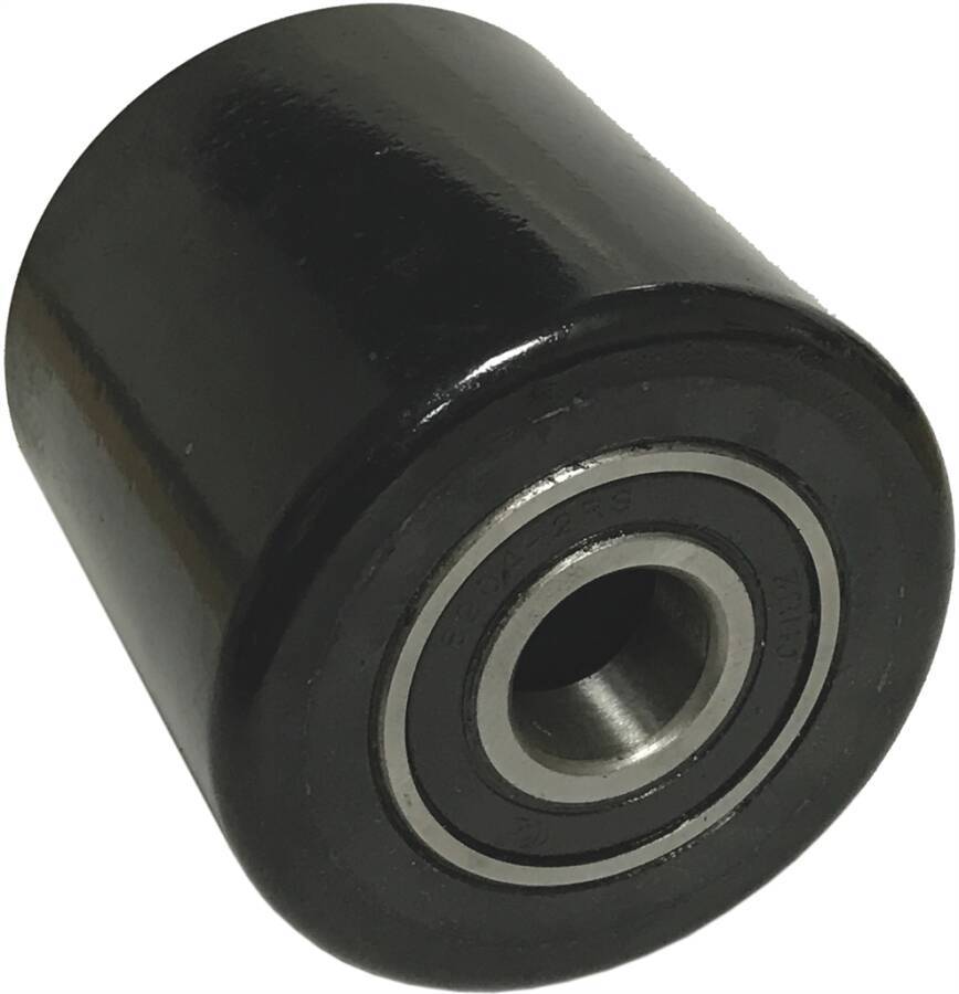 Polyurethanrad schwarz, Tragkraft 700 - 800 kg 941150620 Rad-Ø 80 mm Radbreite 70 mm Tragkraft 700 kg Bohrung 20 mm Nabe
