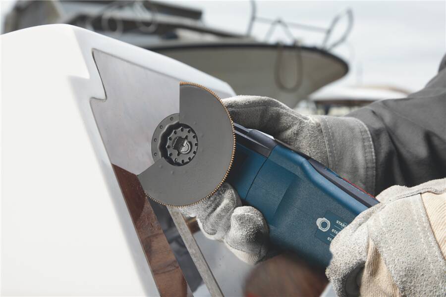 10 X Zubehör Multi-Cutter mit Starlock-Aufnahme 2608607540 Typ Best for Wood & Paint Beschreibung Schleifpapier Set ``Ho