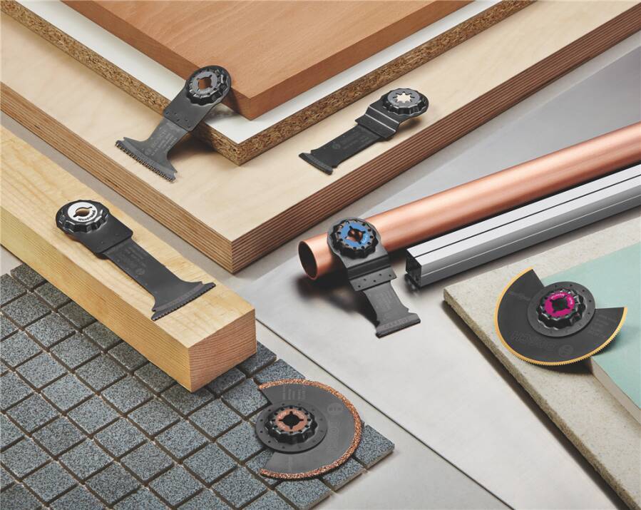 10 X Zubehör Multi-Cutter mit Starlock-Aufnahme 2608607540 Typ Best for Wood & Paint Beschreibung Schleifpapier Set ``Ho