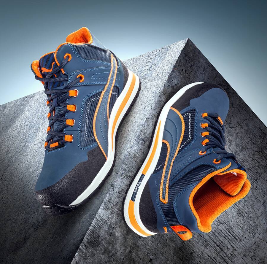 Sicherheitshalbschuh/-hochschuh S3 Crosstwist Low / Mid 633140-42 Größe 42 Farbe blau-kombiniert Typ Hochschuh Modell